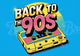 Affiche rétro cassette audio Back to the 90s