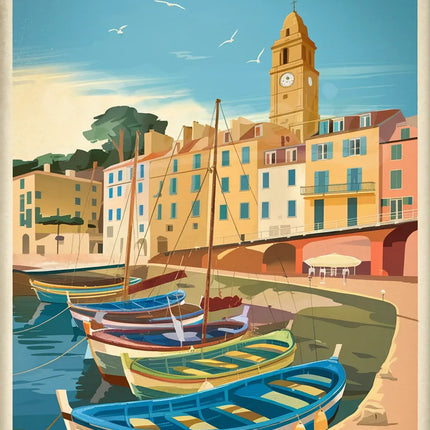 affiche vintage la ciotat