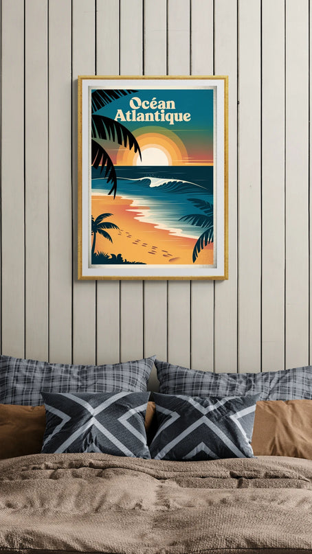 Affiche vintage océan copie
