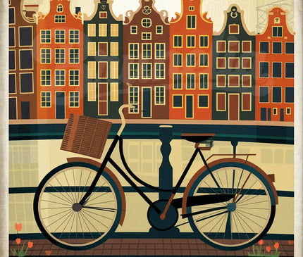 affiche vintage amsterdam 2
