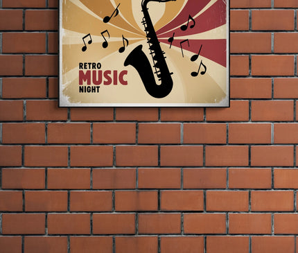 affiche musique vintage