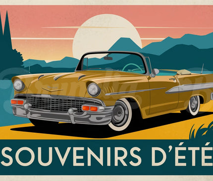 affiche style retro