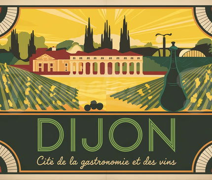 affiche vintage dijon