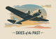 Affiche bombardier WW2 Skies of the Past coucher soleil