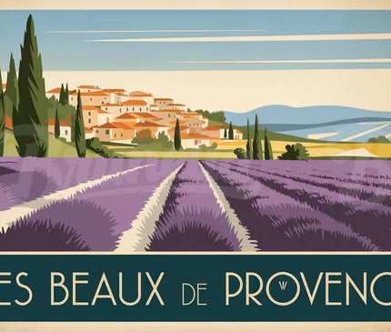 affiche géante vintage