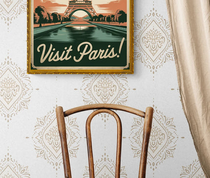 affiche de voyage vintage