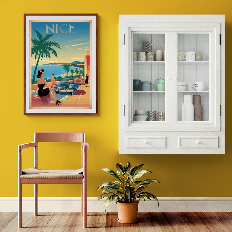 affiche retro nice