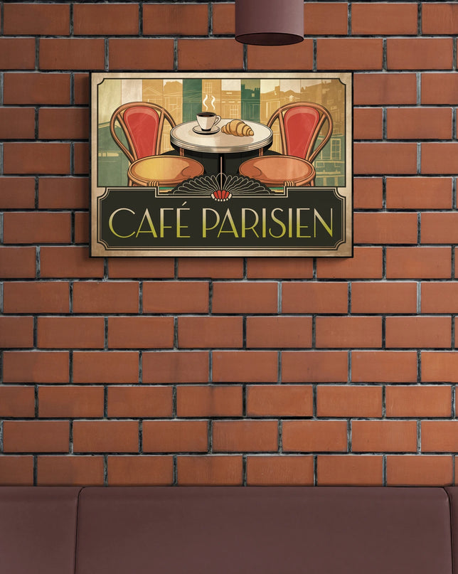 affiche murale vintage