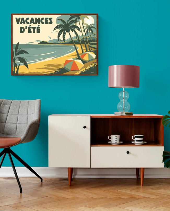 affiche vintage vacances 1