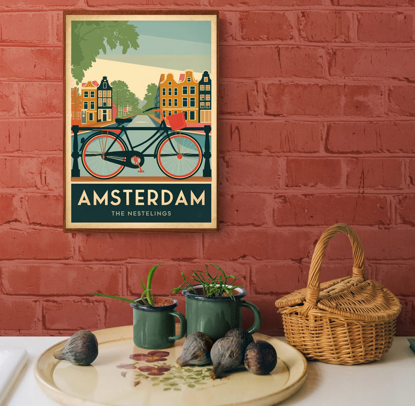 affiche amsterdam vintage