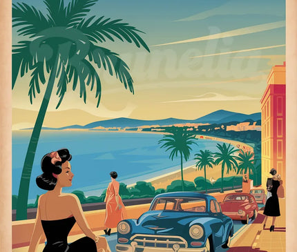 affiche retro nice