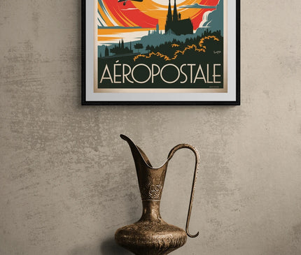affiche vintage aeropostale