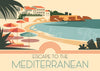 Affiche Escape to the Mediterranean Décor Côte d'Azur