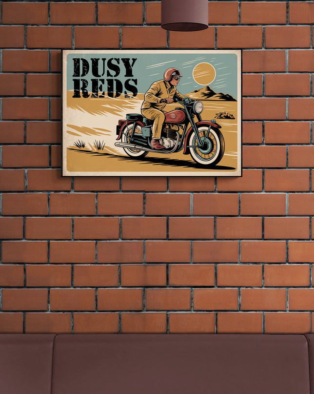 affiche moto vintage