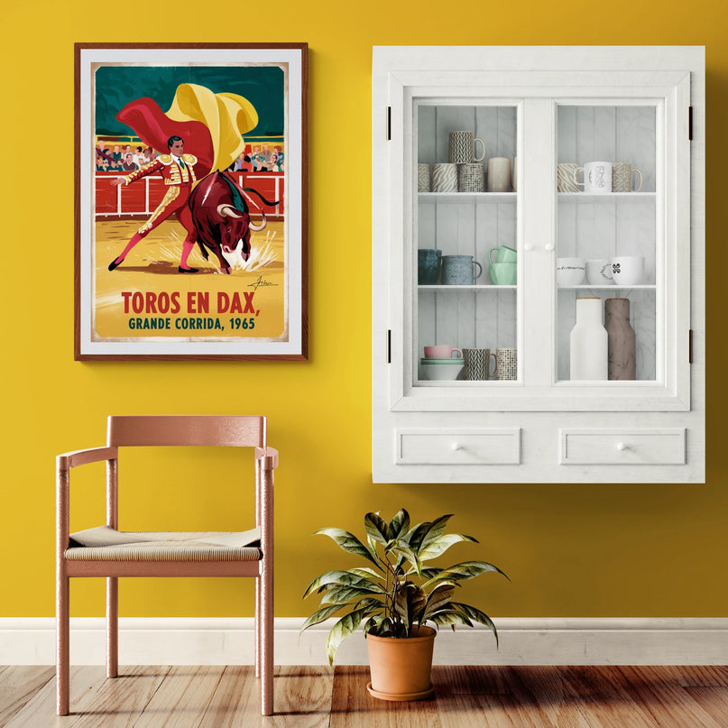 affiche corrida vintage