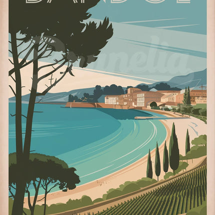 Affiche vintage Bandol