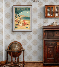 Affiche Royan station balnéaire Art déco 1930