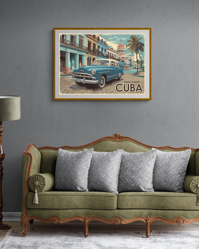 affiche vintage cuba