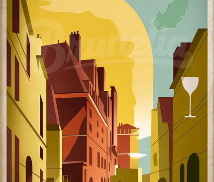 affiche vintage dijon