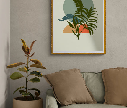 Affiche vintage ligne verte du Voyage à Nantes