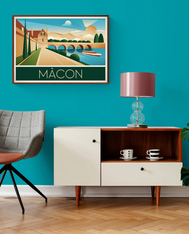 Affiche vintage Mâcon