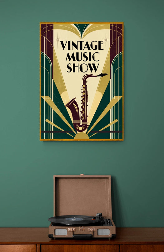 affiche musique vintage