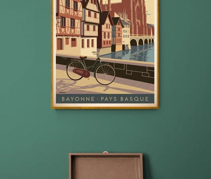 affiche bayonne vintage