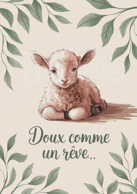 affiche bebe vintage