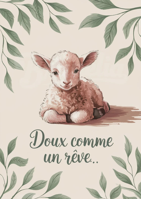affiche bebe vintage