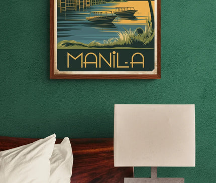 Affiche vintage Manille