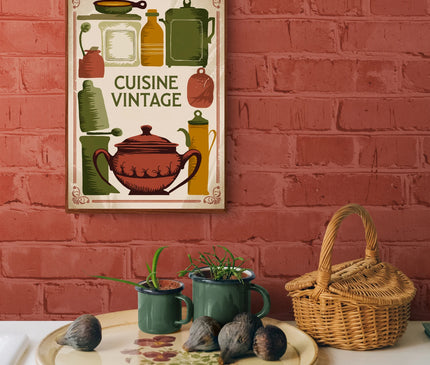 affiche cuisine familiale rétro 1