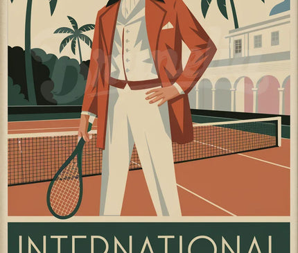 Pack Tennis - 3 affiches A3 - pack d'affiches vintage Brunelia
