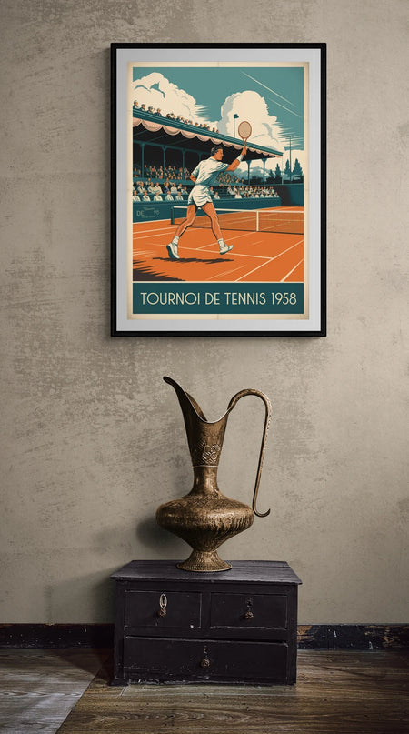 affiche tennis vintage 2