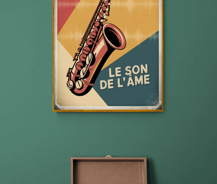 affiche musique retro