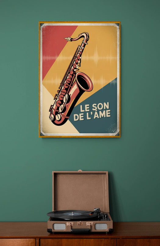 affiche musique retro