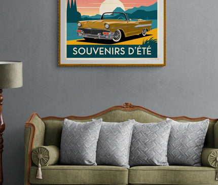 affiche style retro