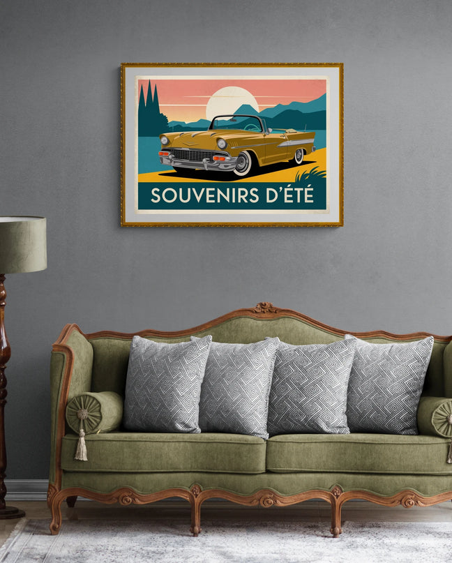 affiche style retro