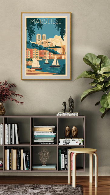 affiche ancienne marseille