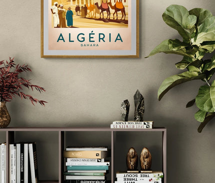 affiche vintage algerie