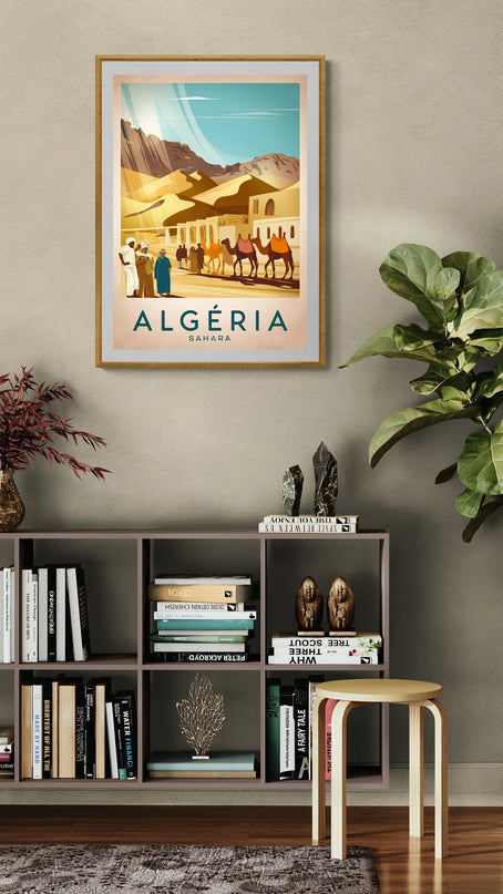 affiche vintage algerie