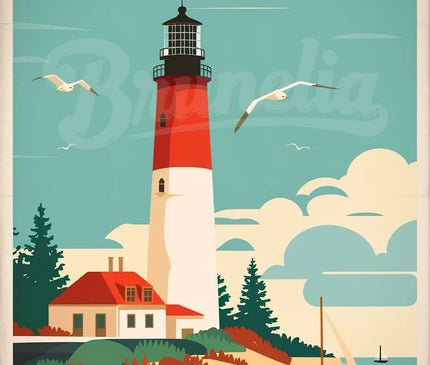 affiche cap ferret vintage