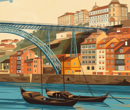 affiche vintage porto