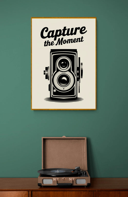 Affiche caméra ancienne