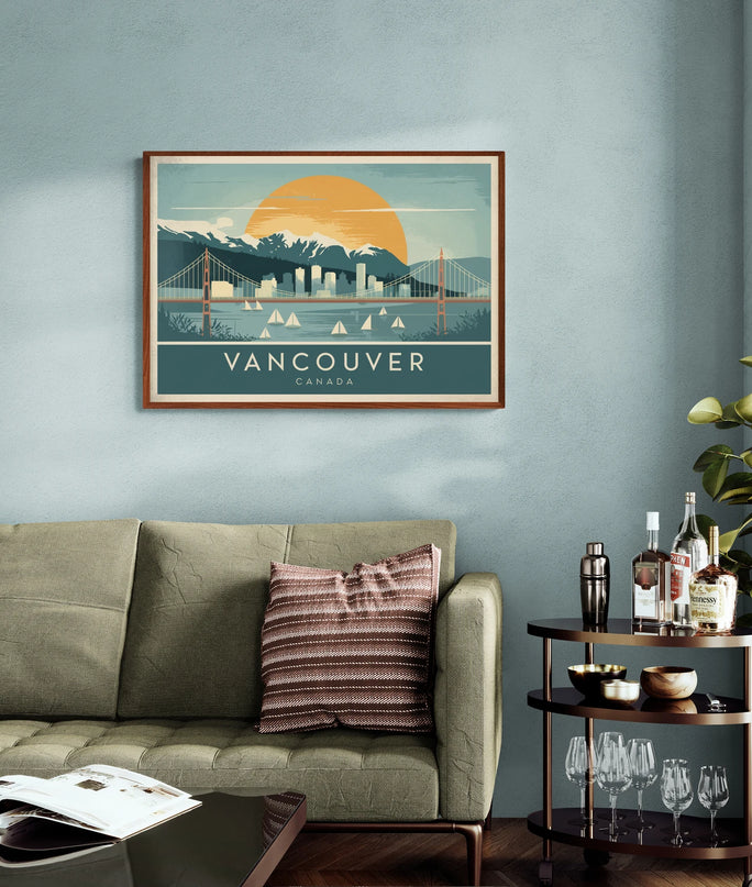 Affiche vintage Vancouver