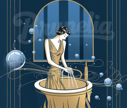 affiche savon rétro