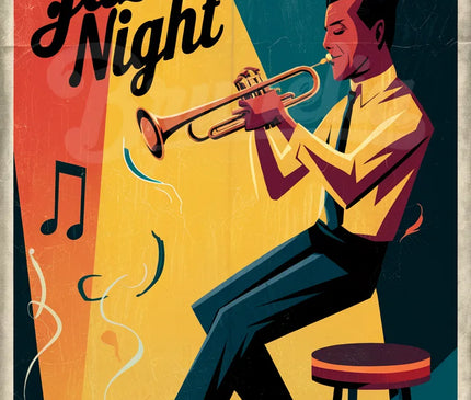 affiche jazz vintage