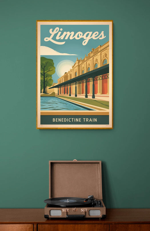 affiche vintage limoges