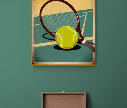 affiche tennis vintage