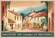 Affiche village méditerranéen architecture provençale années 1930