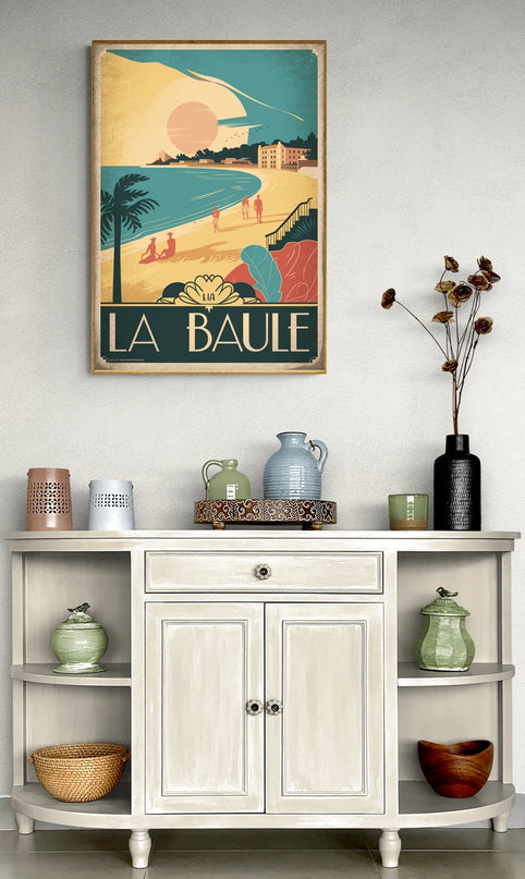 affiche vintage la baule
